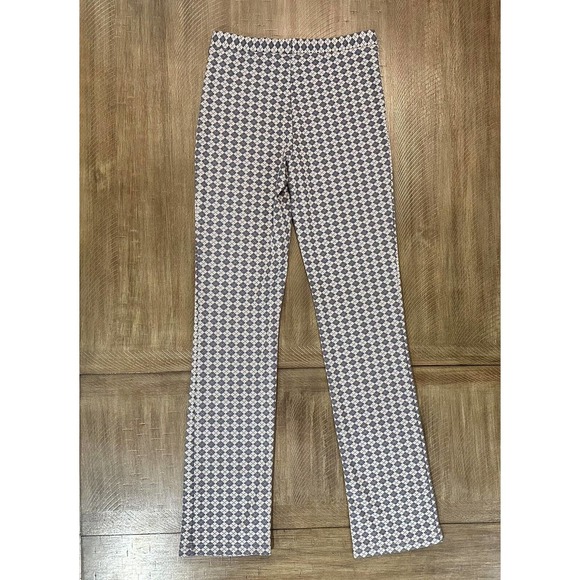 NWT Full Tilt Girls Argyle Flare Pants Size XL Blue White Stretch Elastic Waist - Picture 11 of 12